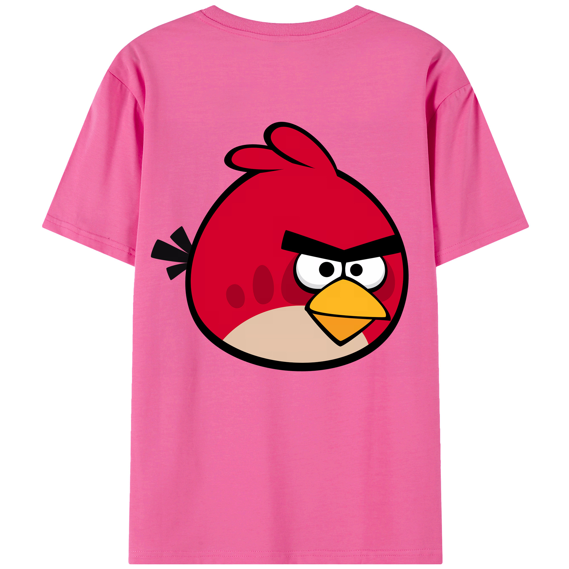 （画像用） Angry Birds アングリーバード レディース半袖Tシャツ(バックプリント)